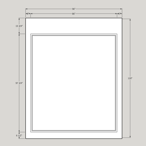 Panel Wall 10 x 8 top