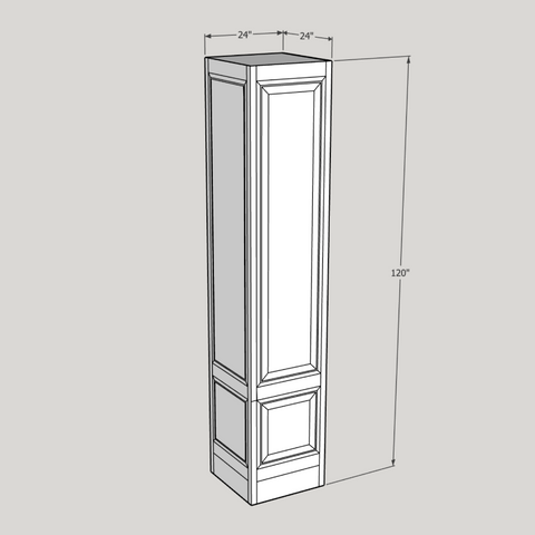 Column 10ft x 24 Four Horsemen