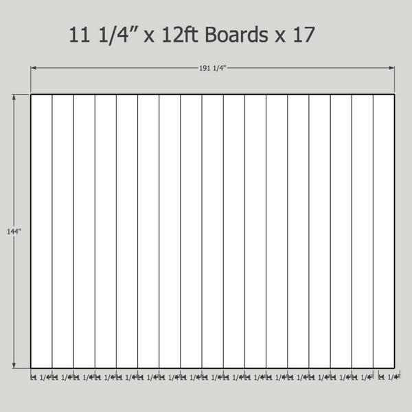 Floor 22G White Oak Raw 16 X 12