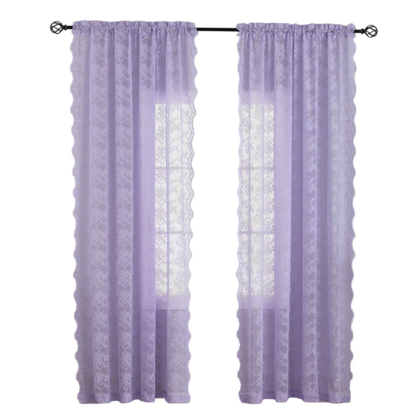 Curtains Lilac Lace 52 x 96