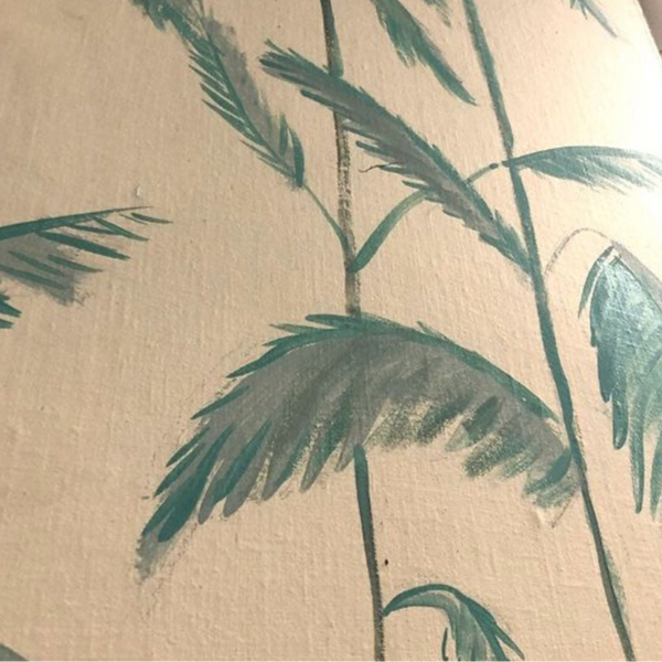 Palm Leaf Folding Screen