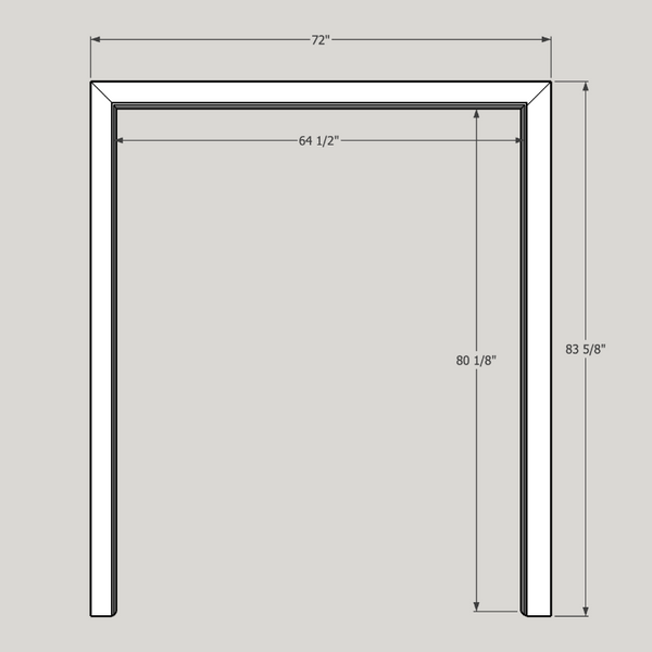 80 x 64 Double Frame OUT