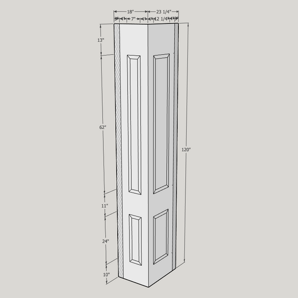 Molded Corner 120 x 20 x 15