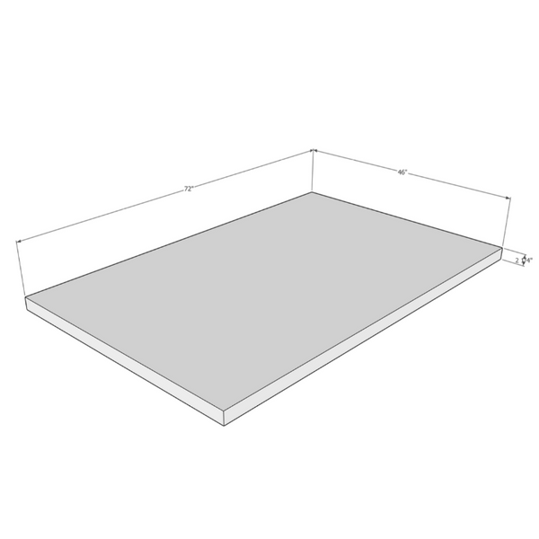 Concrete 72" x 46