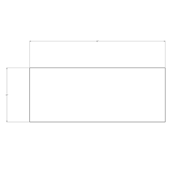 Raw Flat 40 x 16
