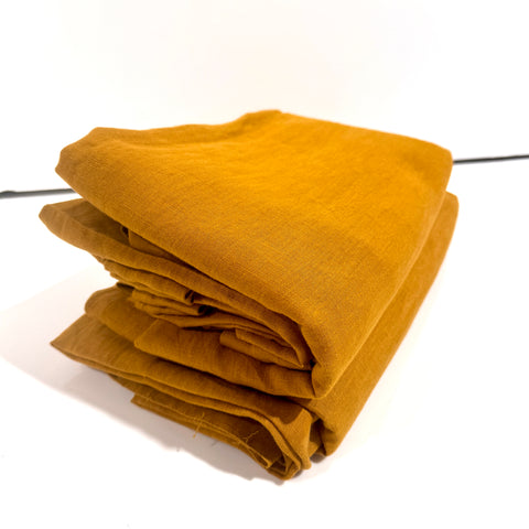 Curtains Mustard Linen 56 x 100