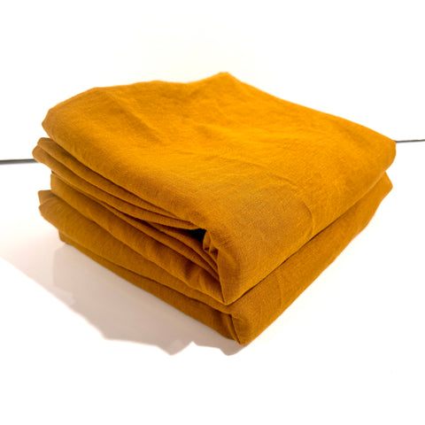 Curtains Mustard Linen 84 x 100