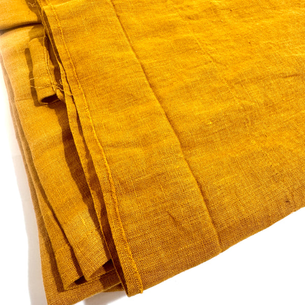 Curtains Mustard Linen 56 x 100