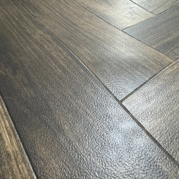 Chevron wood Lino 12 x 10