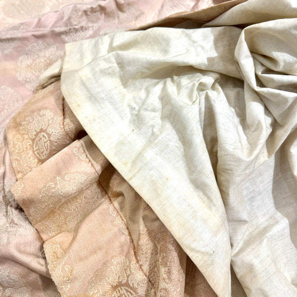 Pink Skoures Damask Curtain 104L x 52W