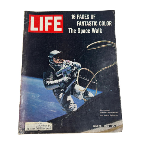 Magazine Vintage Life Space Walk