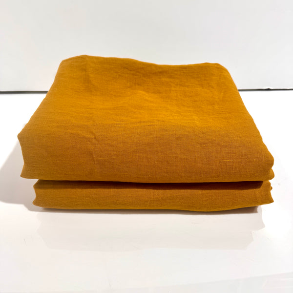 Curtains Mustard Linen 84 x 100