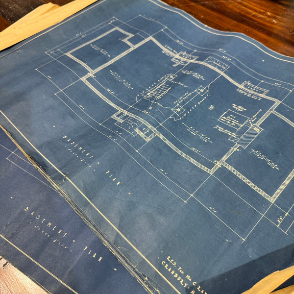 Vintage Blueprints Architecture