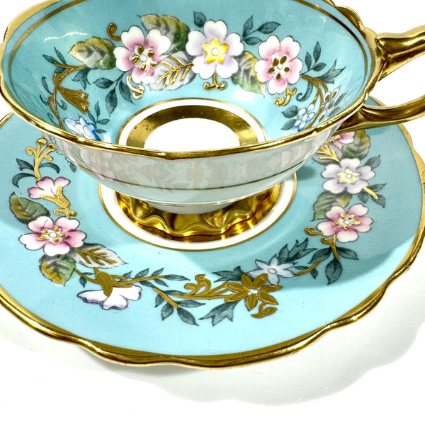 Vintage Tea Cup & Saucer Lily