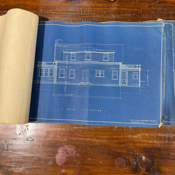 Vintage Blueprints Architecture