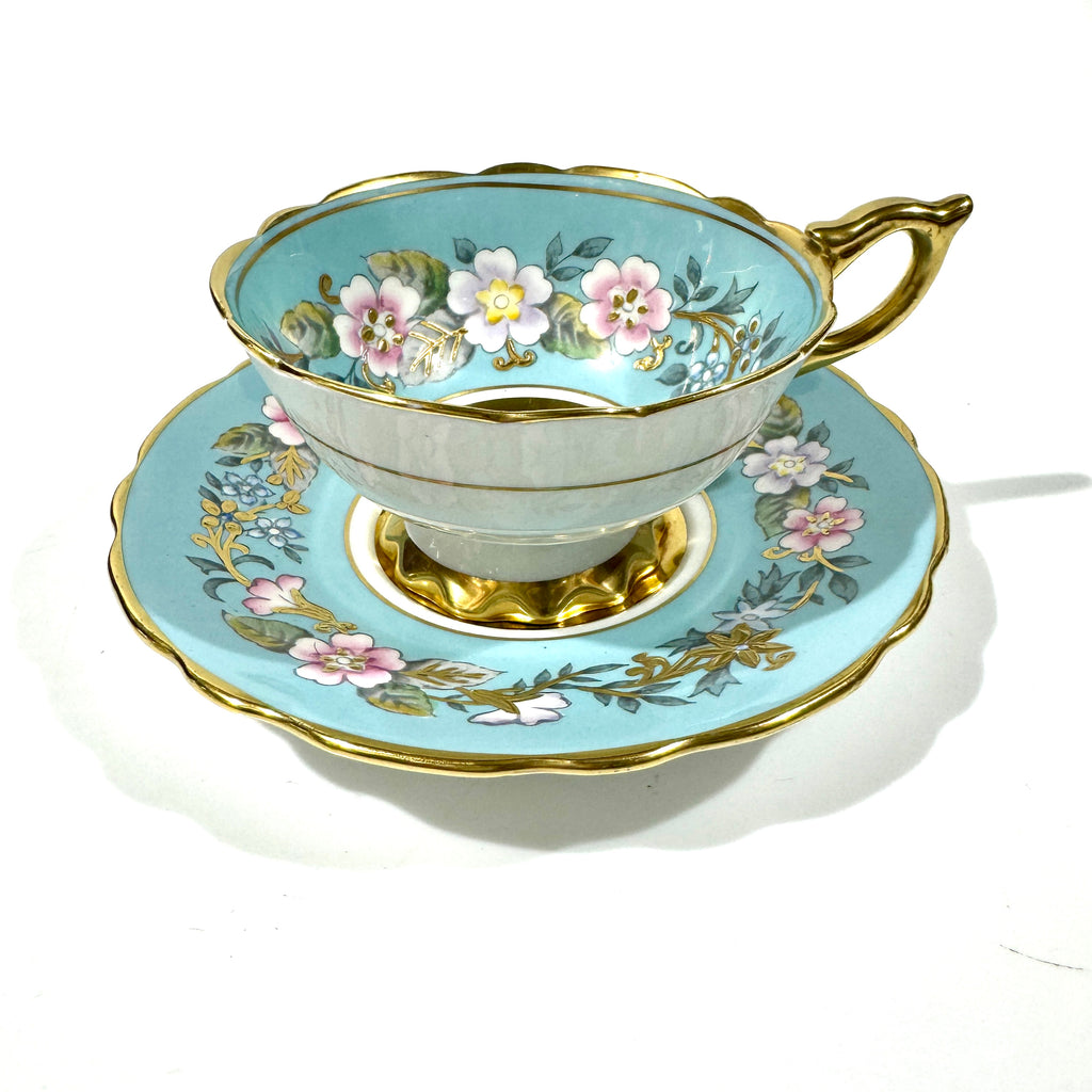 teacup lily flower Vintage Tea Cup & Saucer Lily