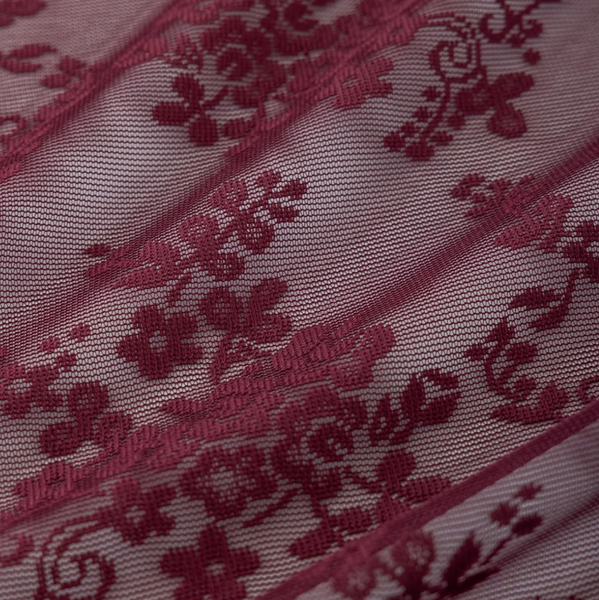 Curtains Burgundy Lace 52 x 96