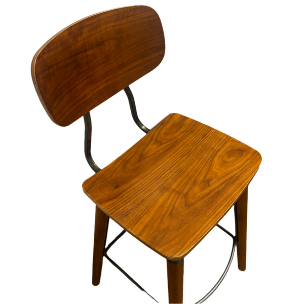 Industrial Bar Stool Wood