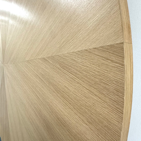 Round oak surface or table top