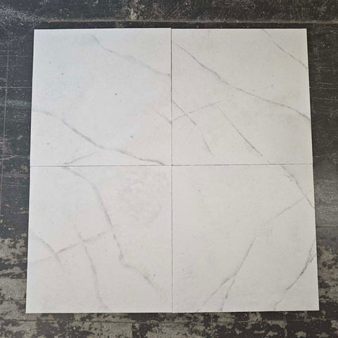 Marble faux floor tiles 24 x 24