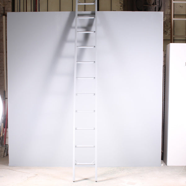 Ladder Leaning Gray 12ft