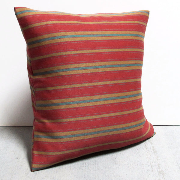 Red 17 x 17 Stripe Pillow