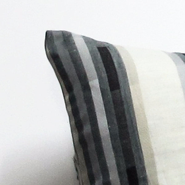Blue 22 x 22 Stripe Pillow