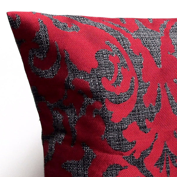 Red Damask 20 x 20 Pillow