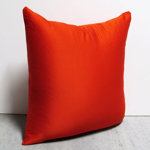 Orange 22 x 22 Sateen Pillow
