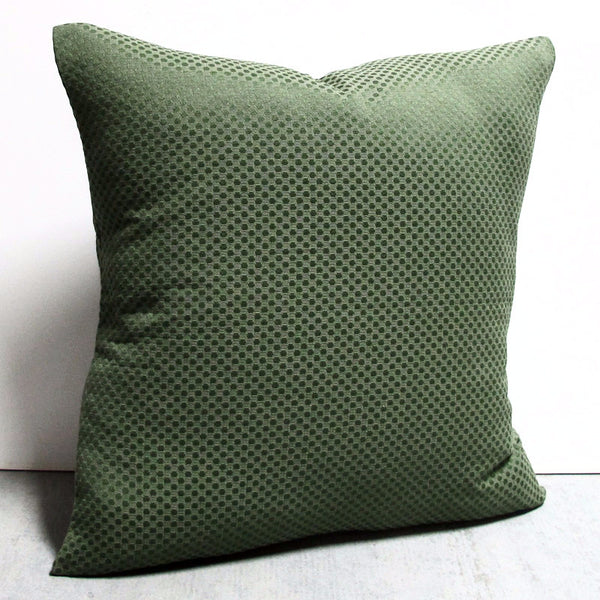 Green 25 x 25 Dot Pillow