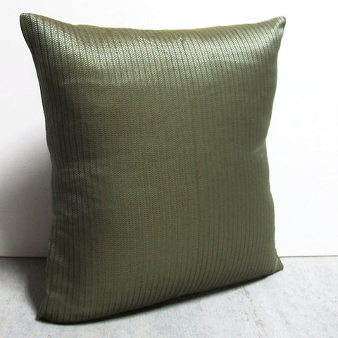 Green 21 x 21 Line Pillow