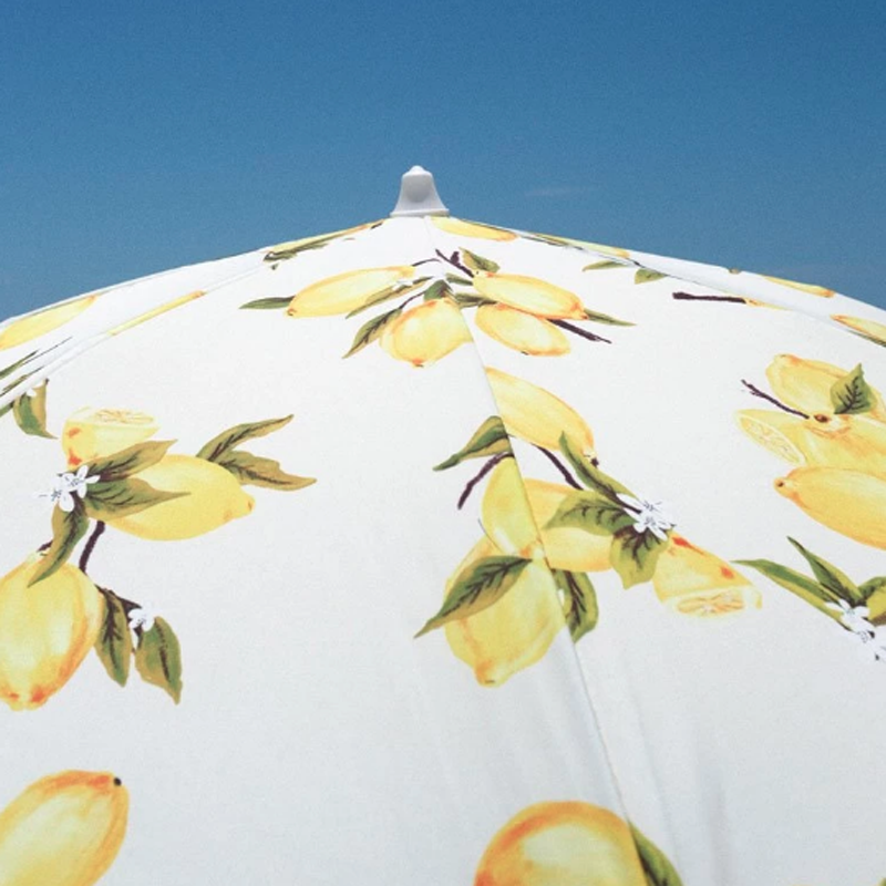 lemon print patio umbrella Beach Umbrella Lemon