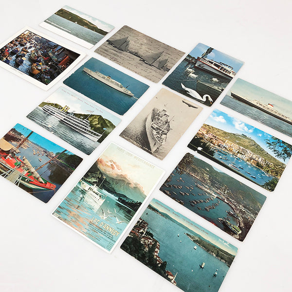 Postcards Boats