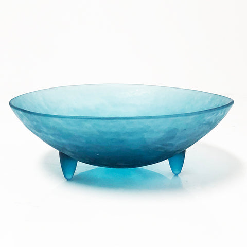 Glass Blue Bowl