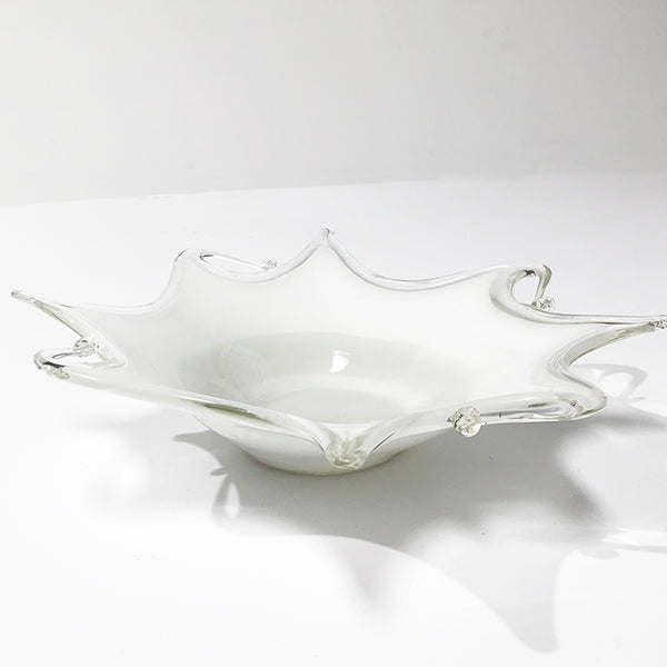 White Glass Bowl