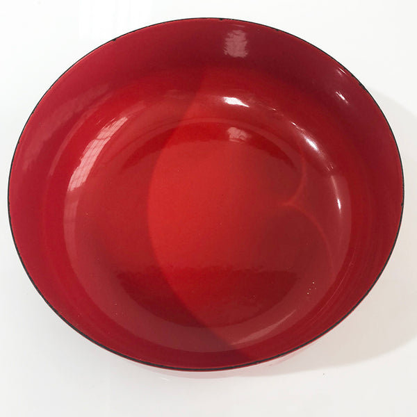 Red Metal Bowl