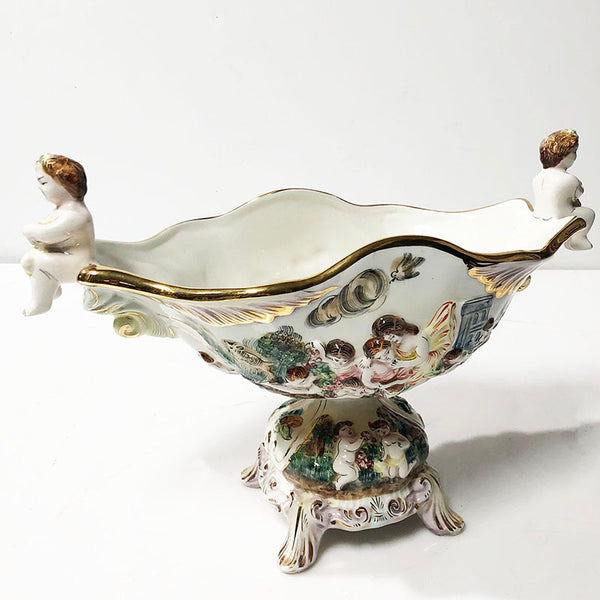 Angel Footed Bowl