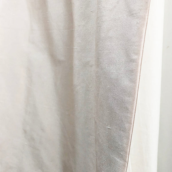 Pink Silk Curtain 103W x 142L
