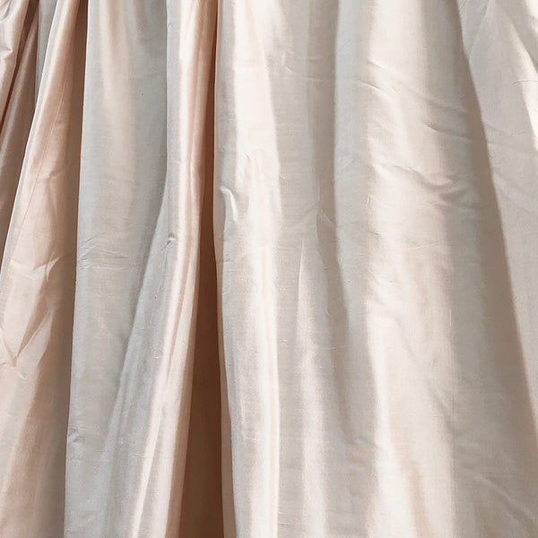Pink Silk Curtain 103W x 142L