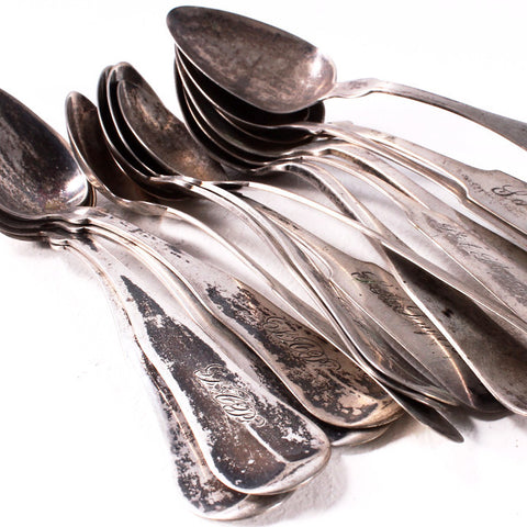 Tarnished Silver Spoons