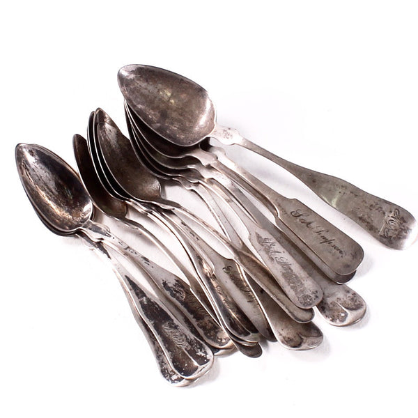Tarnished Silver Spoons