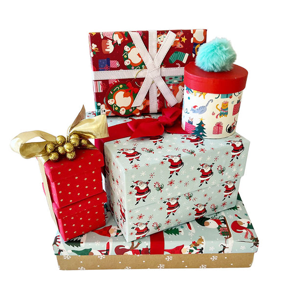Presents Set Santa