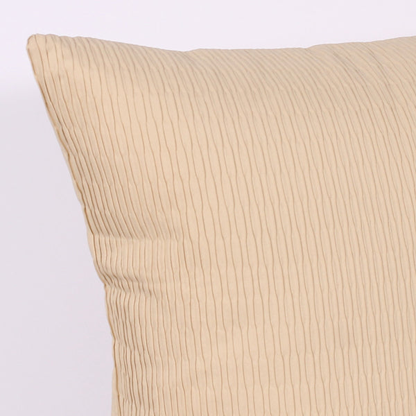 Tan 16 x 16 Oval Textured Pillow