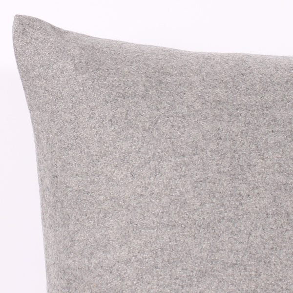 Gray 20 x 20 Wool Pillow