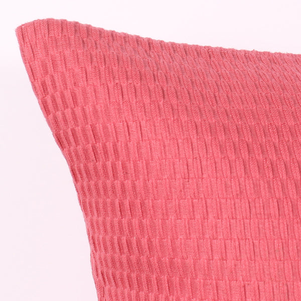 Pink 20 x 20 Textured Pillow