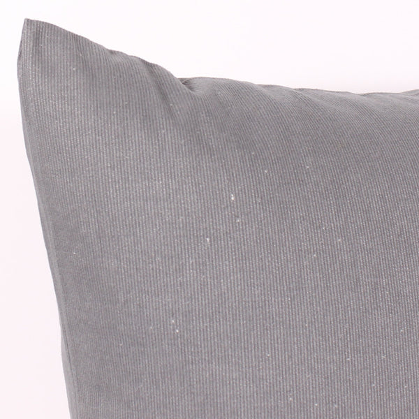 Gray 22 x 22 Linen Pillow