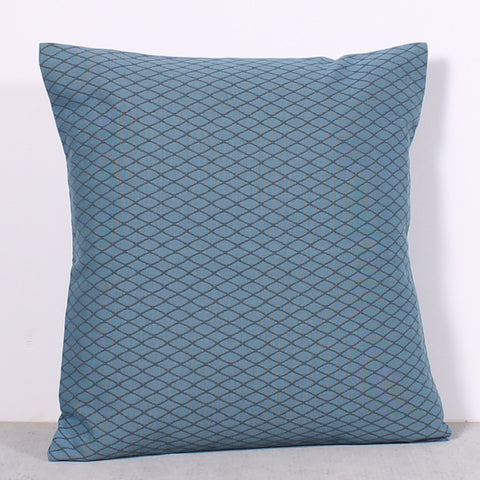 Blue 20 x 20 Diamond Pillow