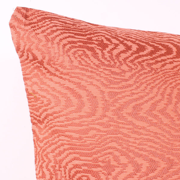 Pink 25 x 25 Whorl Pattern Pillow