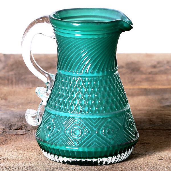 Small Teal Pitcher