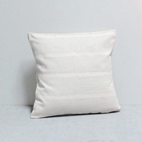Cream 16 x 16 Double Knit Pillow